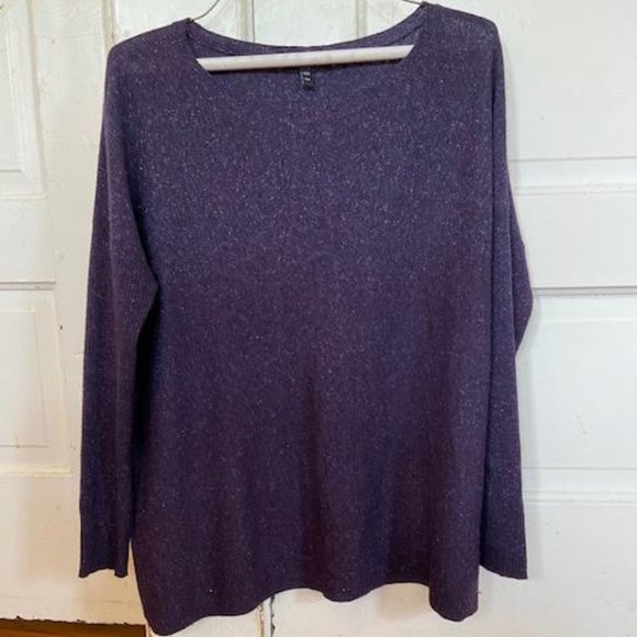 Eileen Fisher Sweaters - HOST PICK Eileen Fisher Petite Purple Wool Sweater
